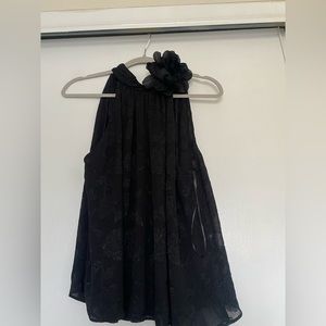 Zara high neck floral top